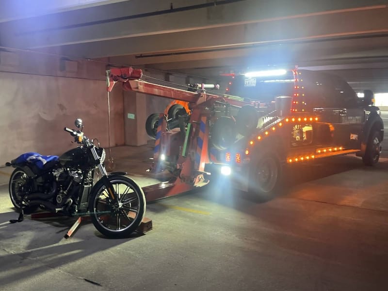 Carmel motorcycle towing