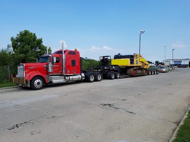 Tipton heavy equipment transport